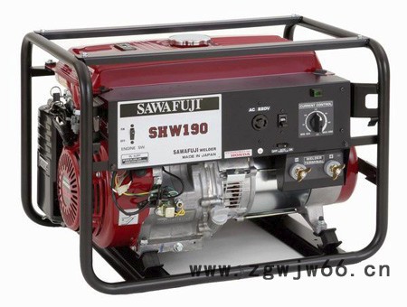 原装进口SHW190H泽藤汽油发电电焊机 190A 手启动   泽藤弧焊发电机图3