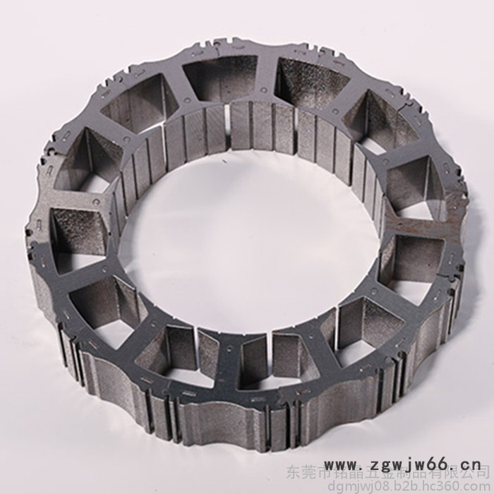 铭晶_分齿结构铁芯_无刷直流电机转子铁芯_外转子电机定子铁芯图3