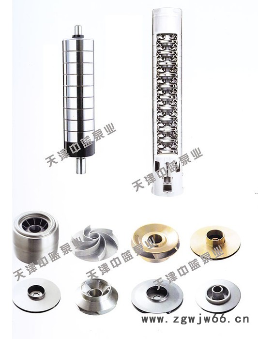 中蓝 小功率100QJ油浸式电机深井潜水泵图2