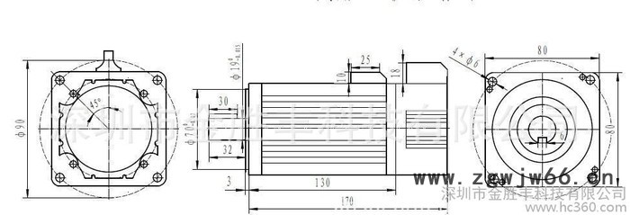 、220V防水电机、380V防水电机、防水直流电机、防水伺服图2