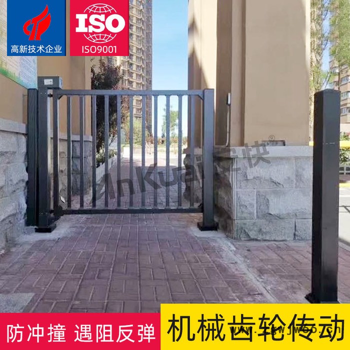 安快智能通道门人行通道广告门进口平移门电机通道门小区疏散通道门图2