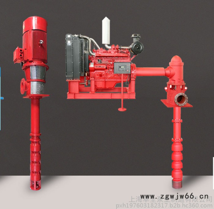 敦煌干式电机深井消防泵 卓全长轴轴流消火栓泵批发 生产长轴消防泵厂家图6