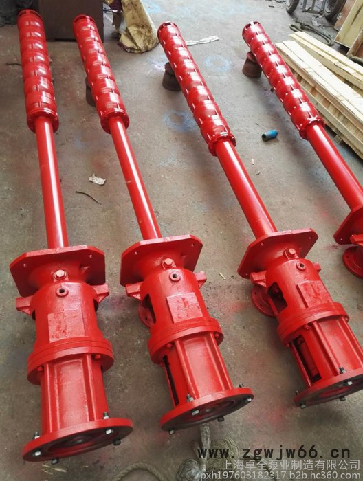 敦煌干式电机深井消防泵 卓全长轴轴流消火栓泵批发 生产长轴消防泵厂家图4