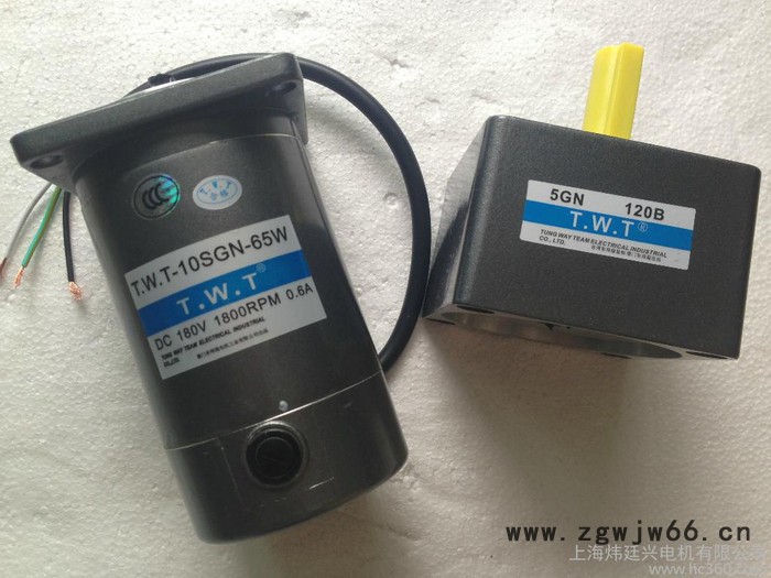 供应TWT10SGN-65W-180V、5GN120K TWT直流电机图2