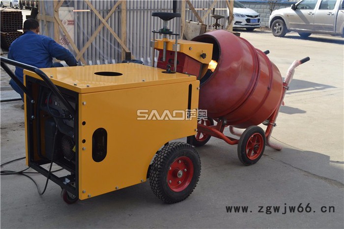 北京萨奥小型修补补车性能稳定 路面修补车配备进口燃烧器及进口发电机图2