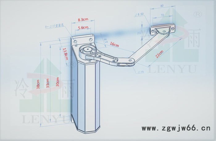 进口品质冷雨别墅平开自动开门机 专业生产平开门电机，人行通道门自动闭门器，电动遥控开门机图8