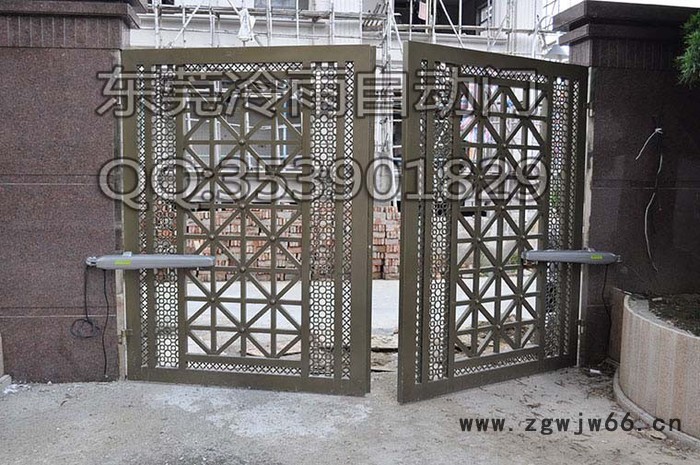 进口品质直臂螺杆式电动门闭门器 遥控大门平开门电机 围墙大门电动开门机开门机厂家图2