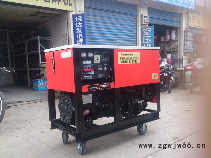 西安三菱原装柴油发电机组 常用功率20KW 西安原装进口三菱发电机图2