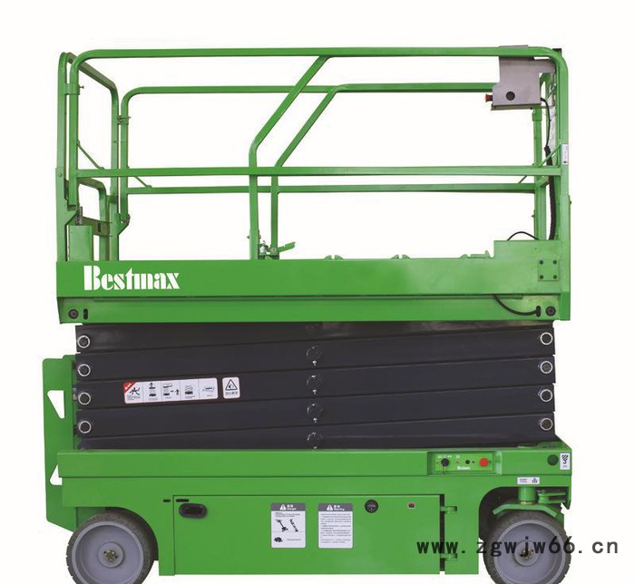 【直流电机驱动】12m剪式铝合金液压高空升降台移动施工升降机图3