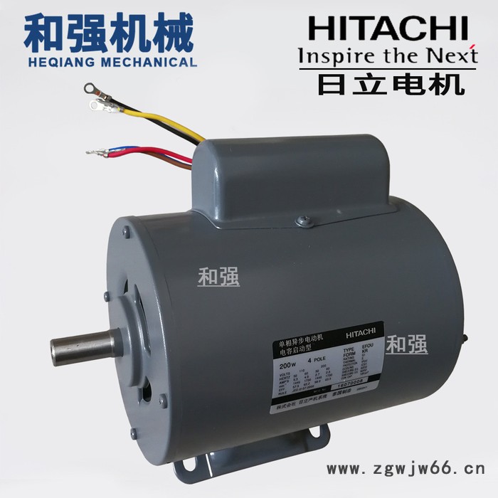 日立单相电机日立电机 EFNOU-KR 200W 4P 110V/220V 泰国进口日立马达图4