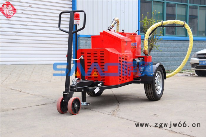 进口品牌意大利汽油发电机拖挂式沥青灌缝机图2