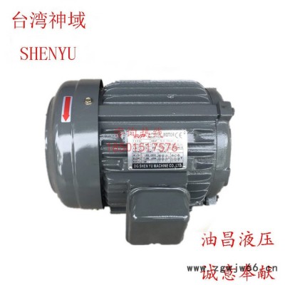 台湾神域SHENYU电机 4HP 3KW 三相异步电机 科振KZYY