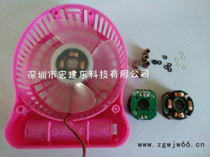 宏建东科技8025**小风扇无刷电机USB迷你风扇无刷电机马达图3