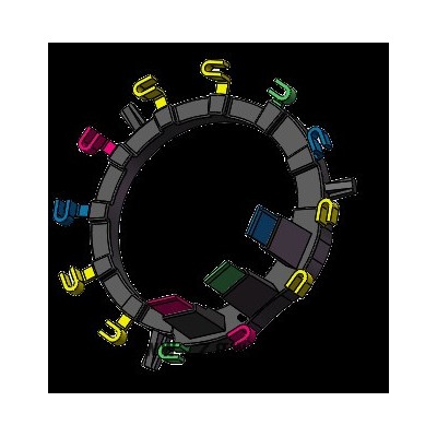 汽车无刷电机汇流排 精密注塑