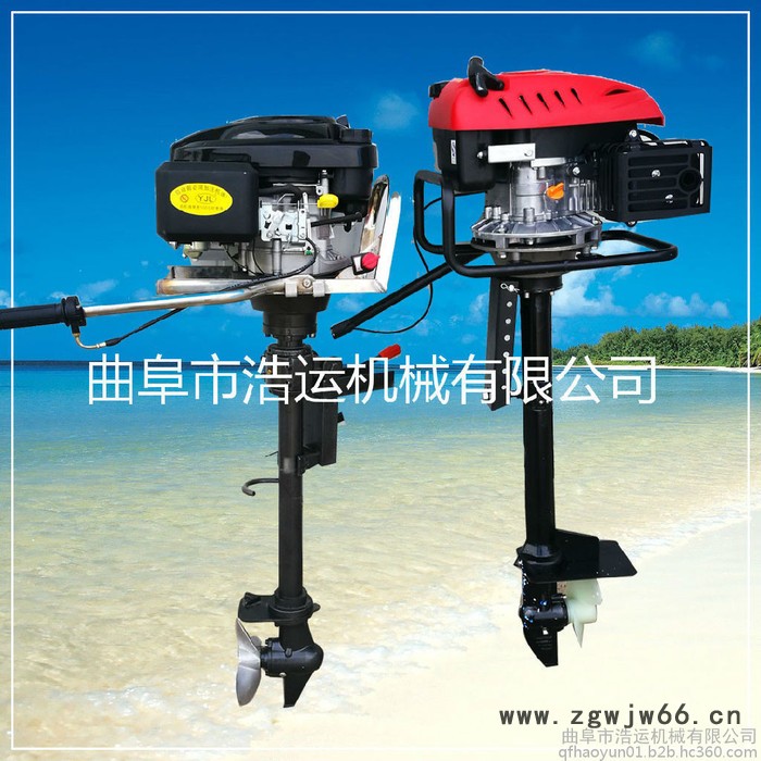 曲阜浩运小型船用汽油船挂机 柴油挂桨机 电动无刷电机**橡皮艇推进器图4