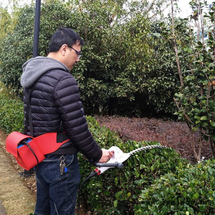 供应绿节牌锂电型无刷电机单手电动弧形修球机_修剪机_绿篱机图6