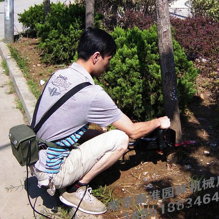 供应绿节牌锂电型10寸无刷电机电链锯_修枝锯_伐木锯图3