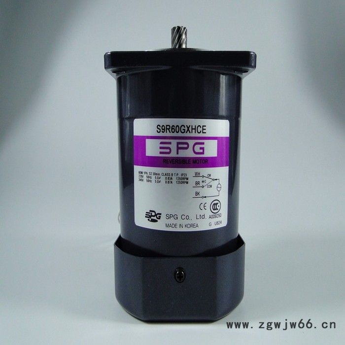 韩国SPG马达 韩国SPG型号SPGS9R60GXHCE可逆电机 原装进口 支持厂家验货图2