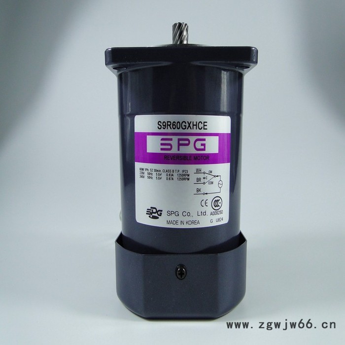 韩国SPG马达 韩国SPG型号SPGS9R60GXHCE可逆电机 原装进口 支持厂家验货图3
