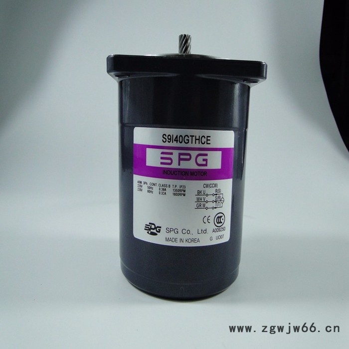 韩国SPG马达 韩国SPG型号S9140GTHCE交流电机 原装进口 支持厂家验货图2