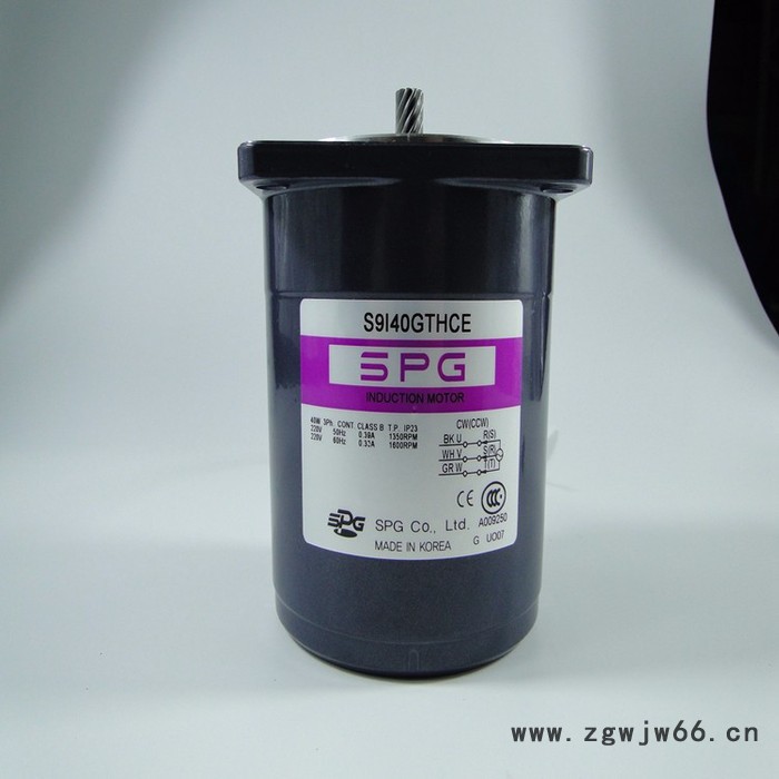 韩国SPG马达 韩国SPG型号S9140GTHCE交流电机 原装进口 支持厂家验货图4