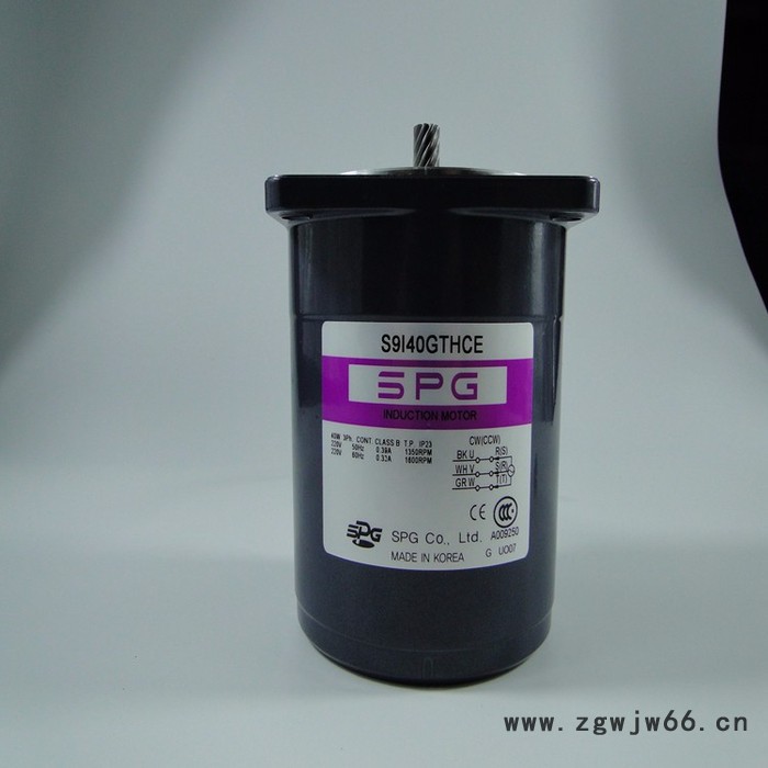 韩国SPG马达 韩国SPG型号S9140GTHCE交流电机 原装进口 支持厂家验货图3