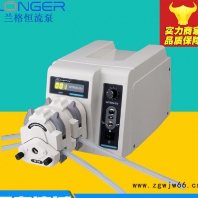 兰格蠕动泵 WT600-2J基本型精密蠕动泵 多泵头串联恒流泵 无刷电机