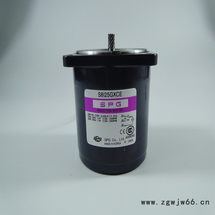 韩国SPG电机 韩国SPG型号S8125GXCE减速机 原装进口 支持厂家验货图2