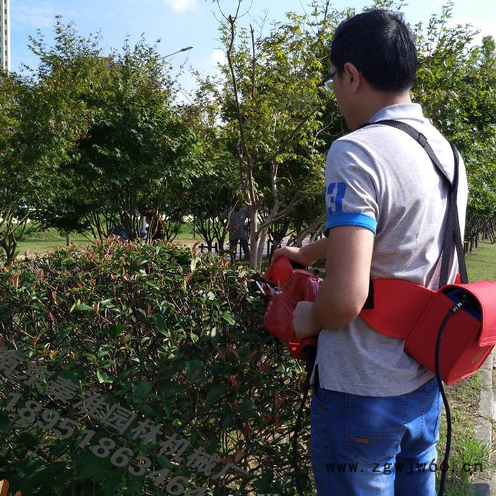 供应绿节牌无刷电机锂电I型电动弧形修球机_绿篱机_苗圃机械图5