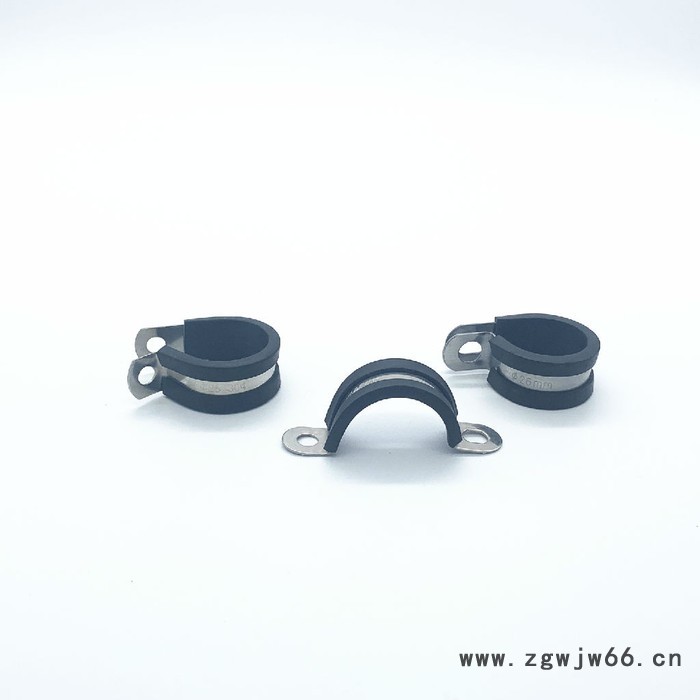 带胶抱箍 连胶条厂家 管道紧固件 连胶条图2