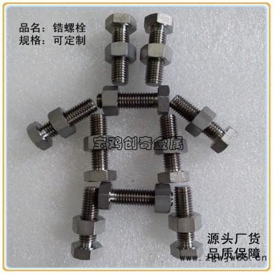 锆紧固件 702锆螺栓 耐腐蚀锆丝杆