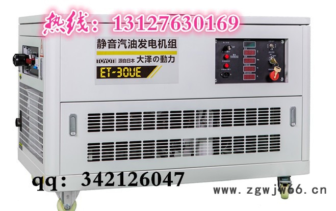 沃尔沃TOTO30,进口30kw汽油发电机组图4