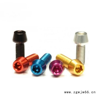 钛标准件定制 TC4钛紧固件 强度高 重量轻  蓝鲸牌