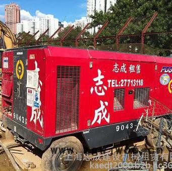 供应如东出租200KW进口省油高效发电机组，出租13公斤AIRMAN移动螺杆空压机图3