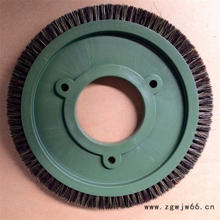 供应电机研磨去毛刺工具刷 进口磨料丝PVC圆盘毛刷 定制角磨机圆盘刷图2