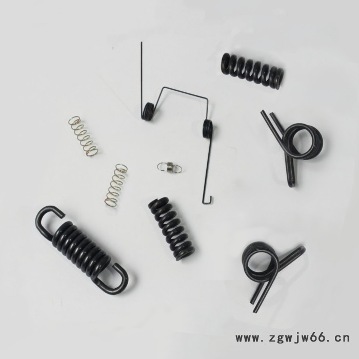 订制各种不锈钢五金弹簧异形双钩旋转拉伸压缩弹簧机械电器等各种大小弹簧图2