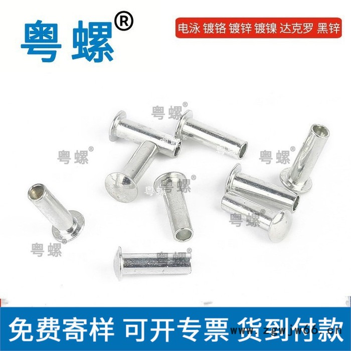 佛山生产半空心铆钉 半圆头扁圆头 机械工业用紧固件铆钉厂商图5