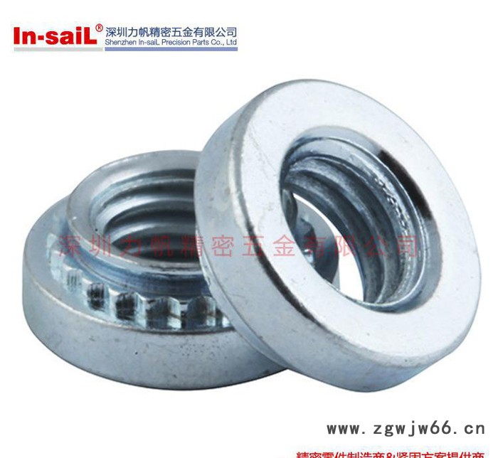 不锈钢压铆螺母 压板螺母 薄螺母 冷镦工艺钣金紧固件图3