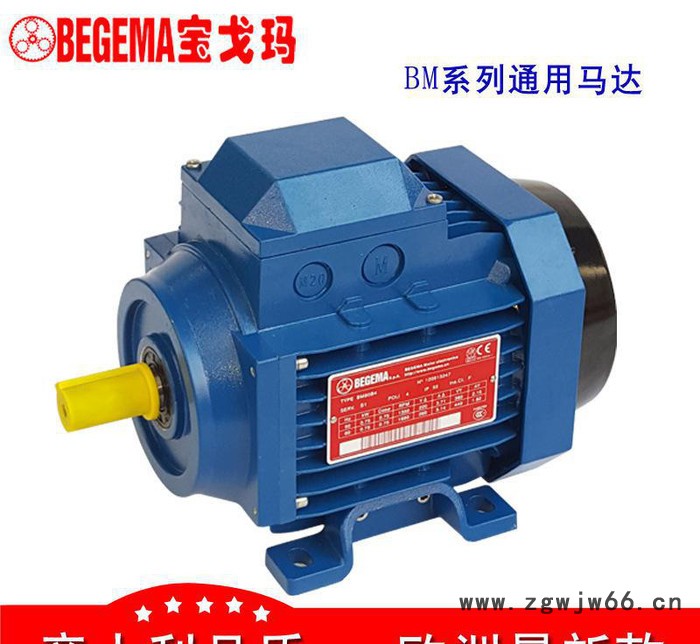 意大利BEGEMA宝戈玛方形铝壳三相异步电机BM6324欧洲新ABB款图2