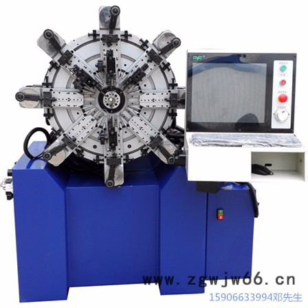 无凸轮弹簧机 无凸轮机 江苏弹簧机 苏州弹簧机 昆山弹簧机  弹簧机  线成型机 弹簧机械设备 弹簧制作机 银丰弹簧机图1