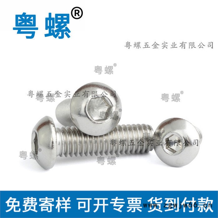 紧固件东莞GB70内六角圆柱头螺钉 内六角螺丝 粤螺平头螺丝钉图3