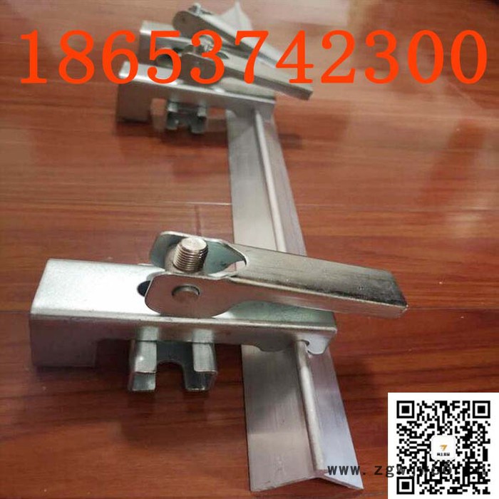 电厂导料槽夹持器裙板配套Q235夹持器角铝紧固件图2