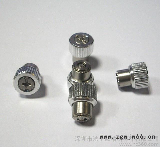 **松不脱螺钉PFC2P 手拧弹簧螺钉 面板紧固件压铆螺钉图3