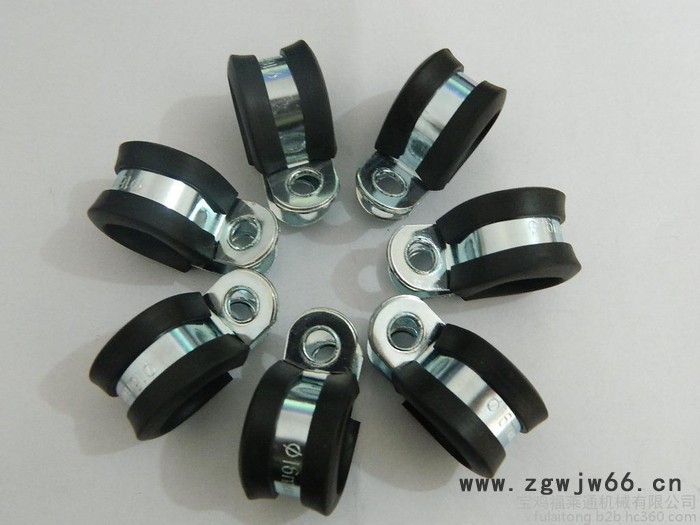 福莱通FLT-R12 R型金属管夹 不锈钢或铁镀锌套EPDM胶条 R型金属管夹 电线电缆波纹管金属软管等紧固件图5