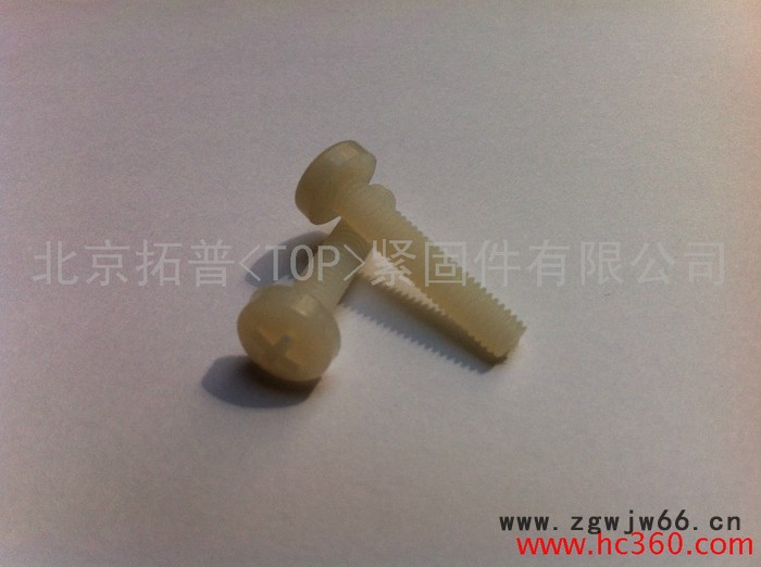 供应 TOP 螺丝/紧固件/标准件  M6X30 尼龙盘头机螺钉图2