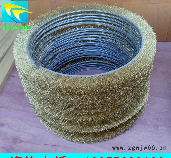 博艺隆钢丝弹簧刷，磨料丝弹簧刷，尼龙丝弹簧刷，旋转弹簧刷