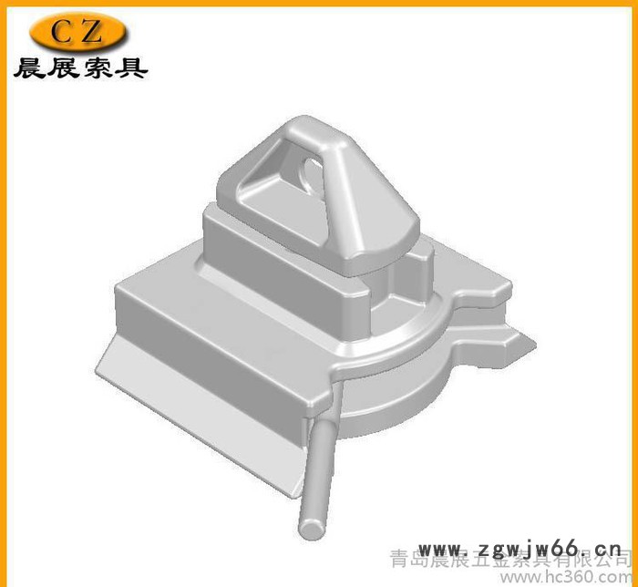 【集装箱紧固件-燕尾底锁】图3