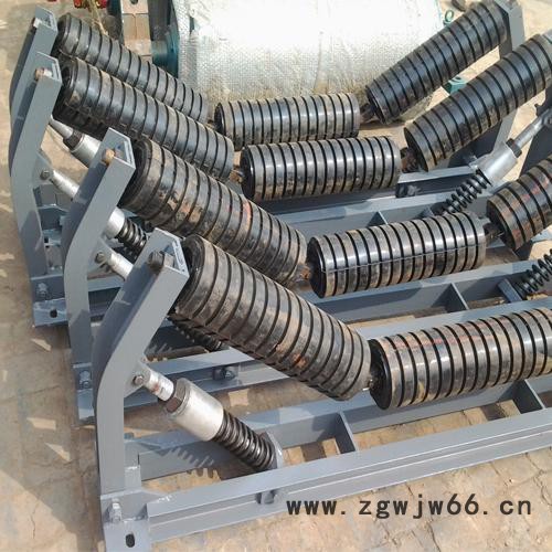 供应可调槽角双弹簧支架   双弹簧支架    输送机托辊    双弹簧支架厂家图3