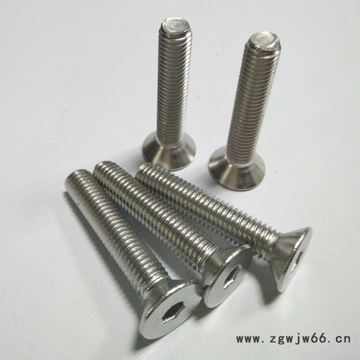 坤宇 304不锈钢沉头内六角螺丝DIN7991平头内六角紧固件螺钉图3