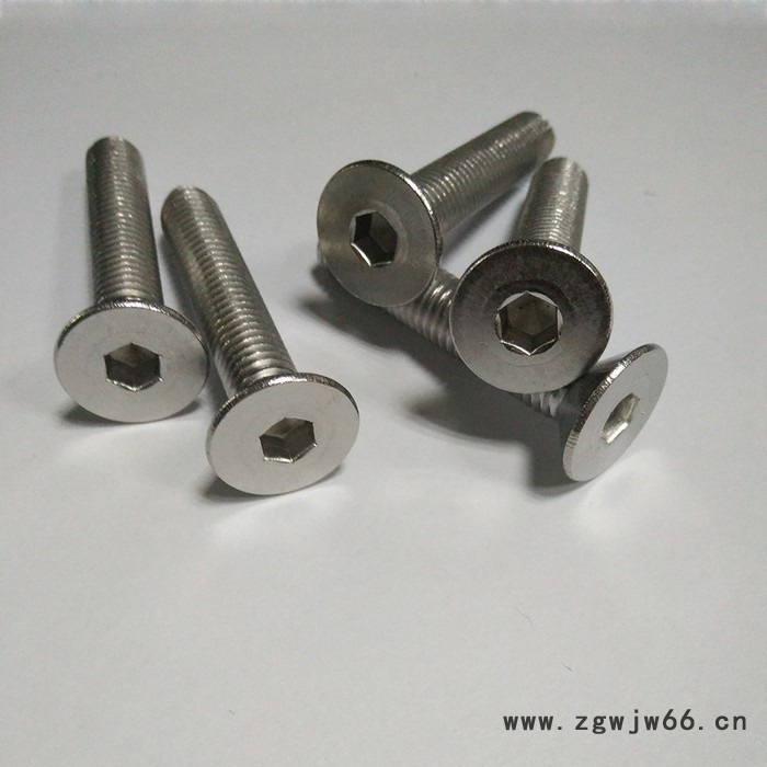 坤宇 304不锈钢沉头内六角螺丝DIN7991平头内六角紧固件螺钉图4